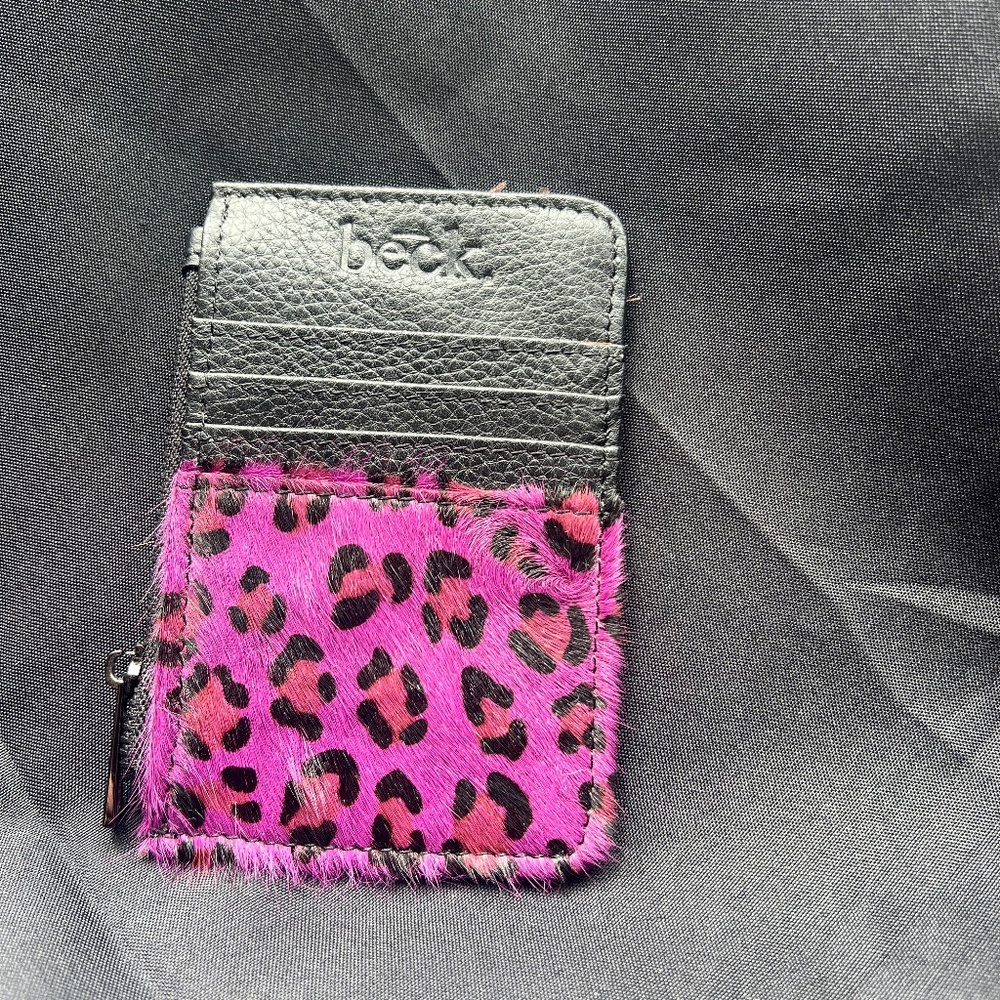 Beck Bags Coin/Card Wallet in wild Child Purple